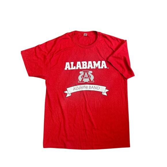 University of Alabama Million‎ Dollar Band Alumni T-Shirt Size Large Red - Picture 1 of 6
